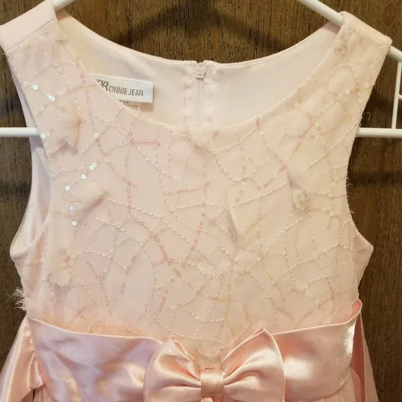 Girls Pink Bonnie Jean dress - Picture 2 of 5
